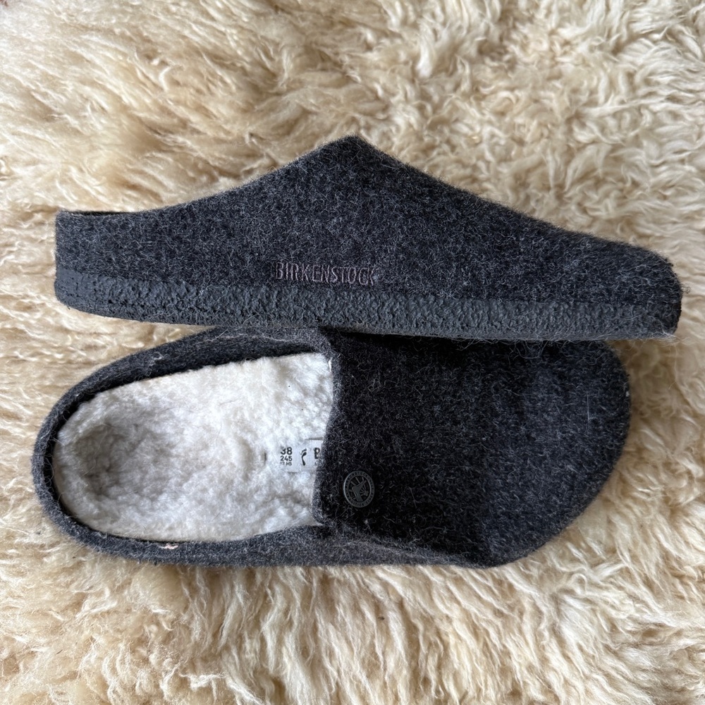 Birkenstock Zermatt Shearling  Wool Felt Slippers - Picture 2 of 7